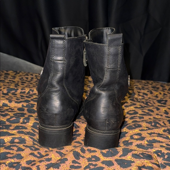 Harley-Davidson Women’s Black Zipper Boots - Picture 3 of 7